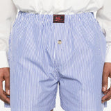 Shorts a righe in blu Willy chavarria - uomo 