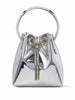 Borsa a secchiello Bon Bon in argento