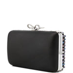 Clutch con cristalli in nero Self-Portrait - donna 