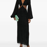 Abito con dettagli cut-out lumiere in nero Oséree - donna 