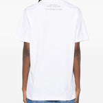 T-shirt con stampa moschifo in bainco Moschino - donna 