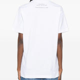 T-shirt con stampa moschifo in bainco Moschino - donna 