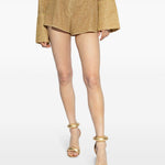 Shorts Lumière in oro Oséree - donna 