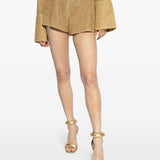 Shorts Lumière in oro Oséree - donna 