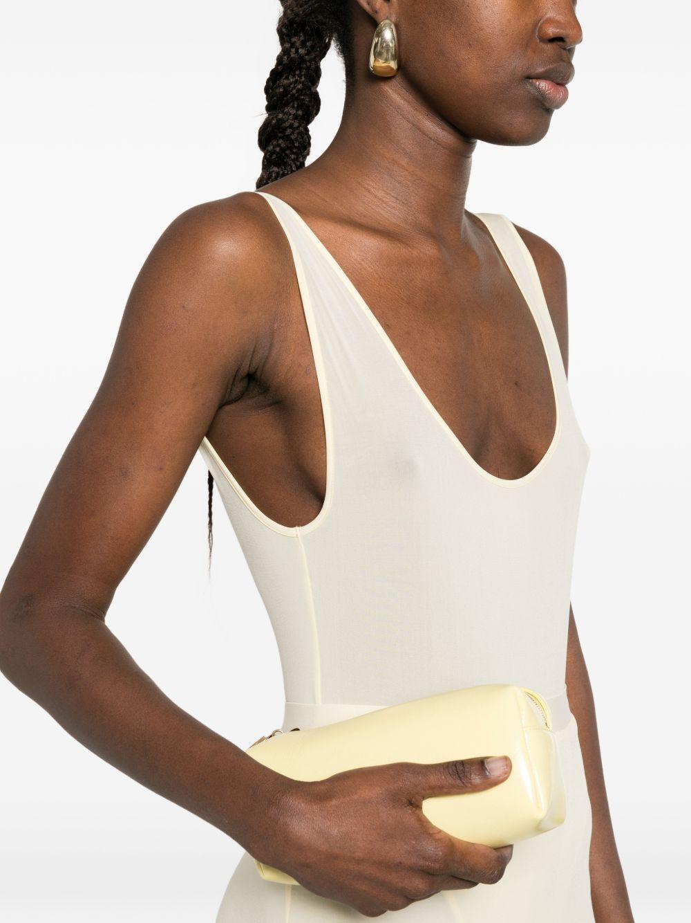 Body semi trasparente in giallo Wardrobe.Nyc - donna 