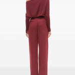Pantaloni palazzo in borgogna Simkhai - donna 