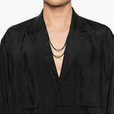 Cappotto con tasche in nero Yohji yamamoto - uomo 