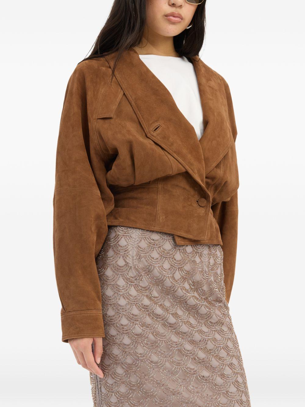 Gonna midi con paillettes in oro ROTATE - donna 