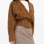 Gonna midi con paillettes in oro ROTATE - donna 