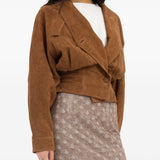 Gonna midi con paillettes in oro ROTATE - donna 