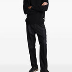 Pantaloni a gamba dritta albert in nero Grayed - uomo 