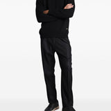 Pantaloni a gamba dritta albert in nero Grayed - uomo 