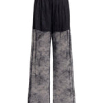 Pantaloni in pizzo in nero Alberta ferretti - donna 