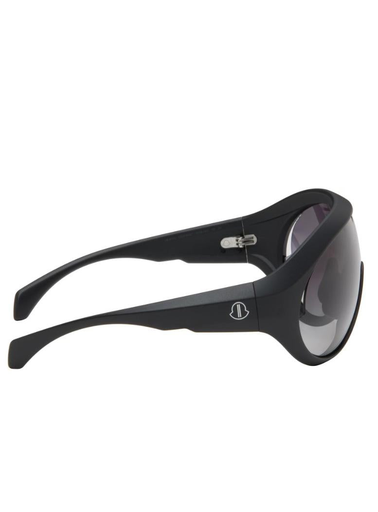 Occhiali da sole in nero Rick Owens x Moncler - unisex<BR/> 