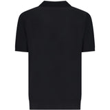 Polo a maniche corte  in nero Lardini - uomo 