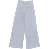 Pantaloni a gamba larga con bottoni in blu Maxmara weekend - donna 