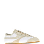 Sneakers in camoscio in beige 