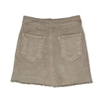 Minigonna in denim in grigio - bambina 