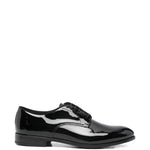 Derby in pelle verniciata in nero Doucal's - uomo 