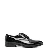 Derby in pelle verniciata in nero Doucal's - uomo 