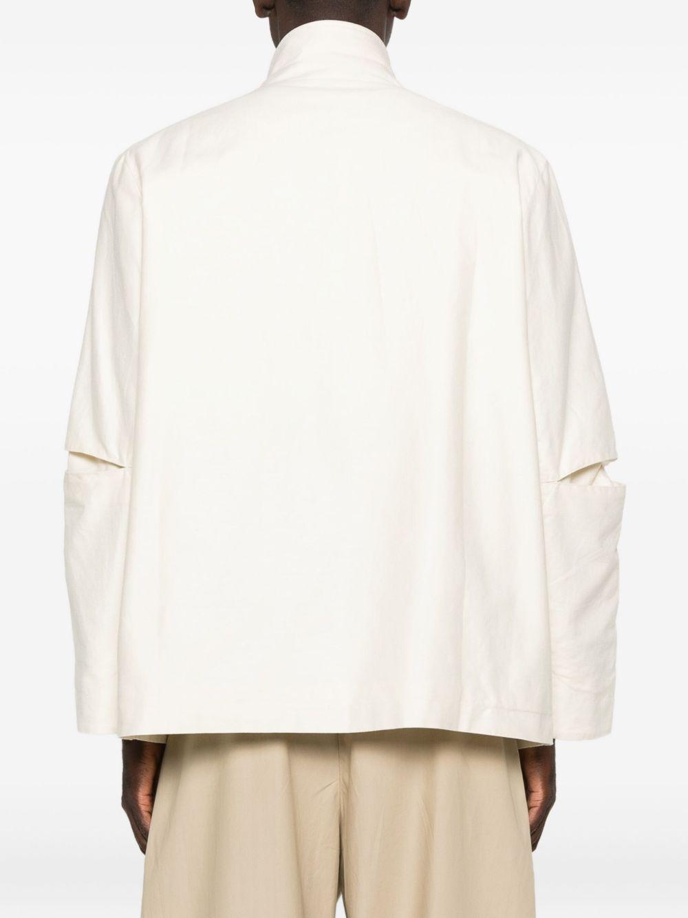 Giacca-camicia con spacco in bianco Ymc - uomo 