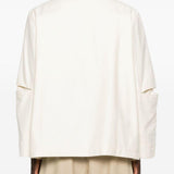Giacca-camicia con spacco in bianco Ymc - uomo 