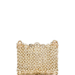 Borsa mini 1969 nano in oro Rabanne - donna 