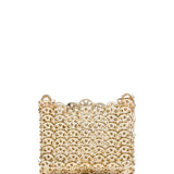 Borsa mini 1969 nano in oro Rabanne - donna 