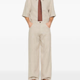 Camicia a maniche corte dao in beige Sefr - uomo 