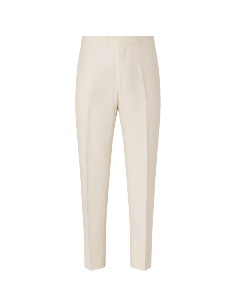 Pantaloni in lino Oasi in bianco Zegna - uomo 