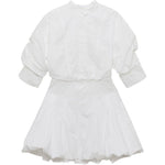 Mini abito effie in bianco 
