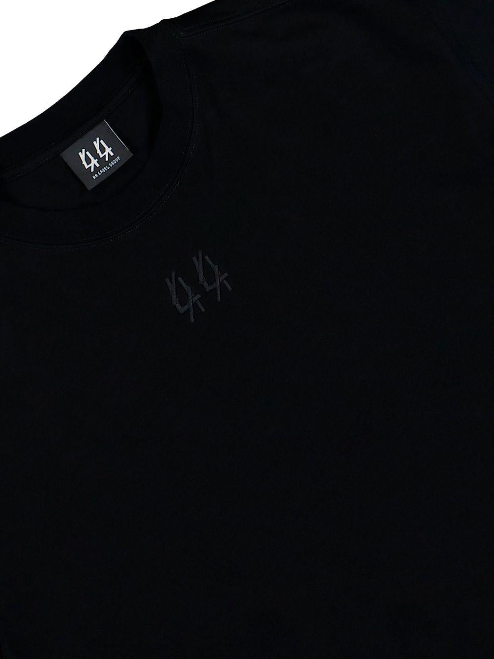 T-shirt con stampa grafica in nero 44 label group - uomo 