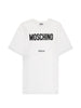 T-shirt con logo in bianco Moschino - donna