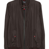 Giacca con zip in marrone Kiton - uomo 