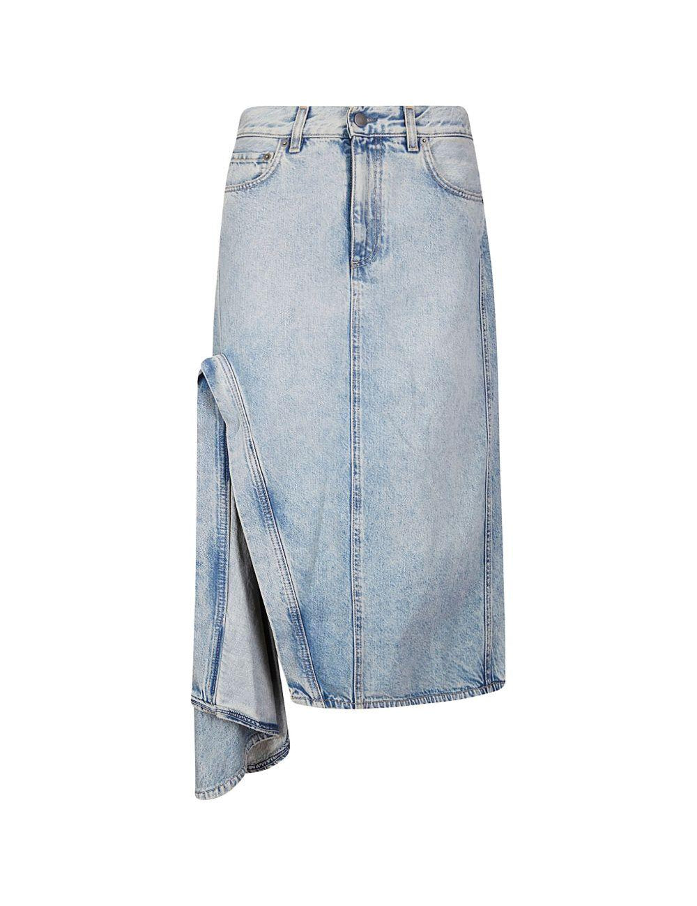 Gonna con applicazione in blu Haikure - donna 