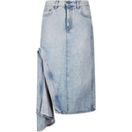Gonna con applicazione in blu Haikure - donna 