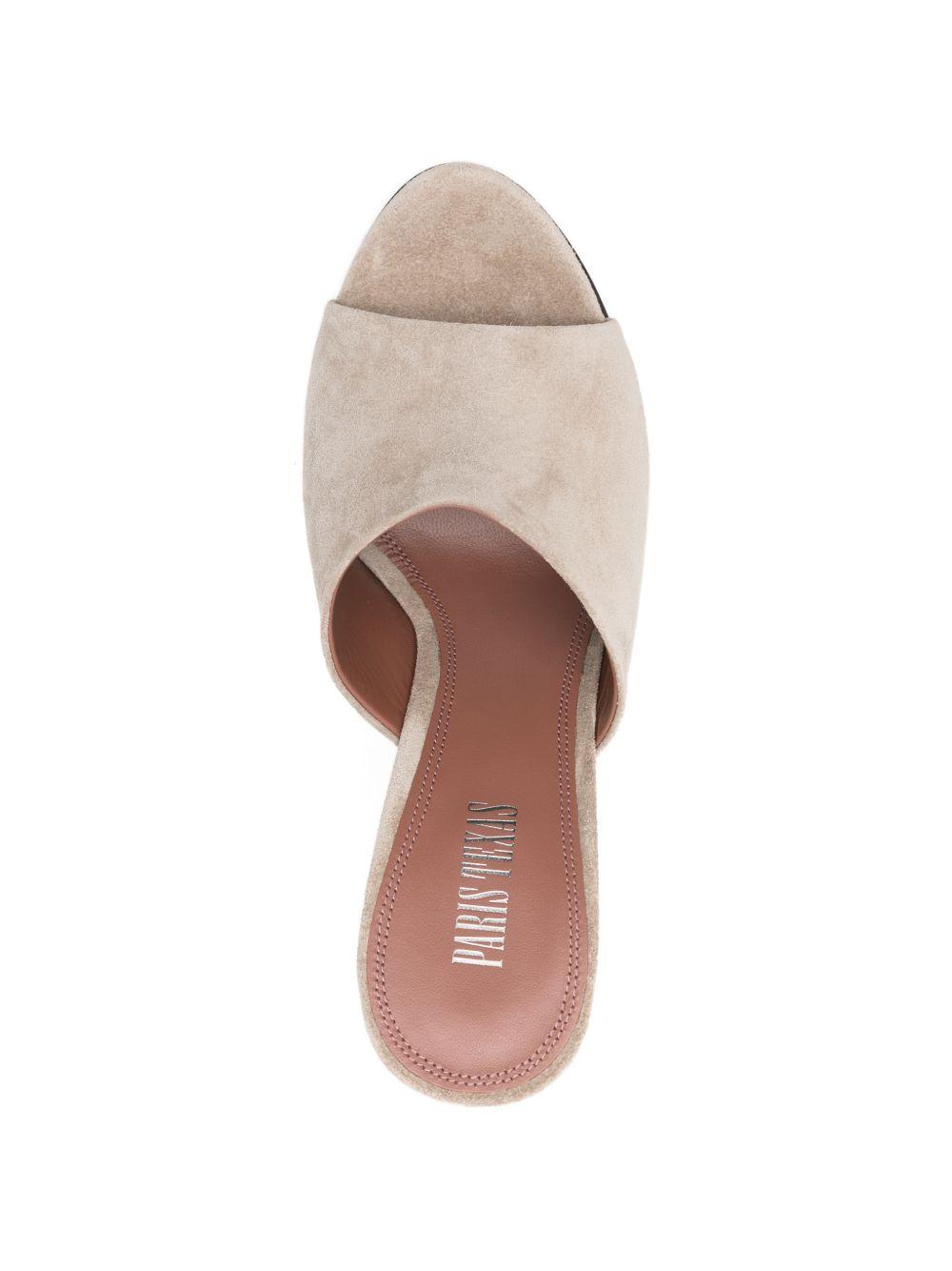 Mules nina in grigio taupe Paris texas - donna 