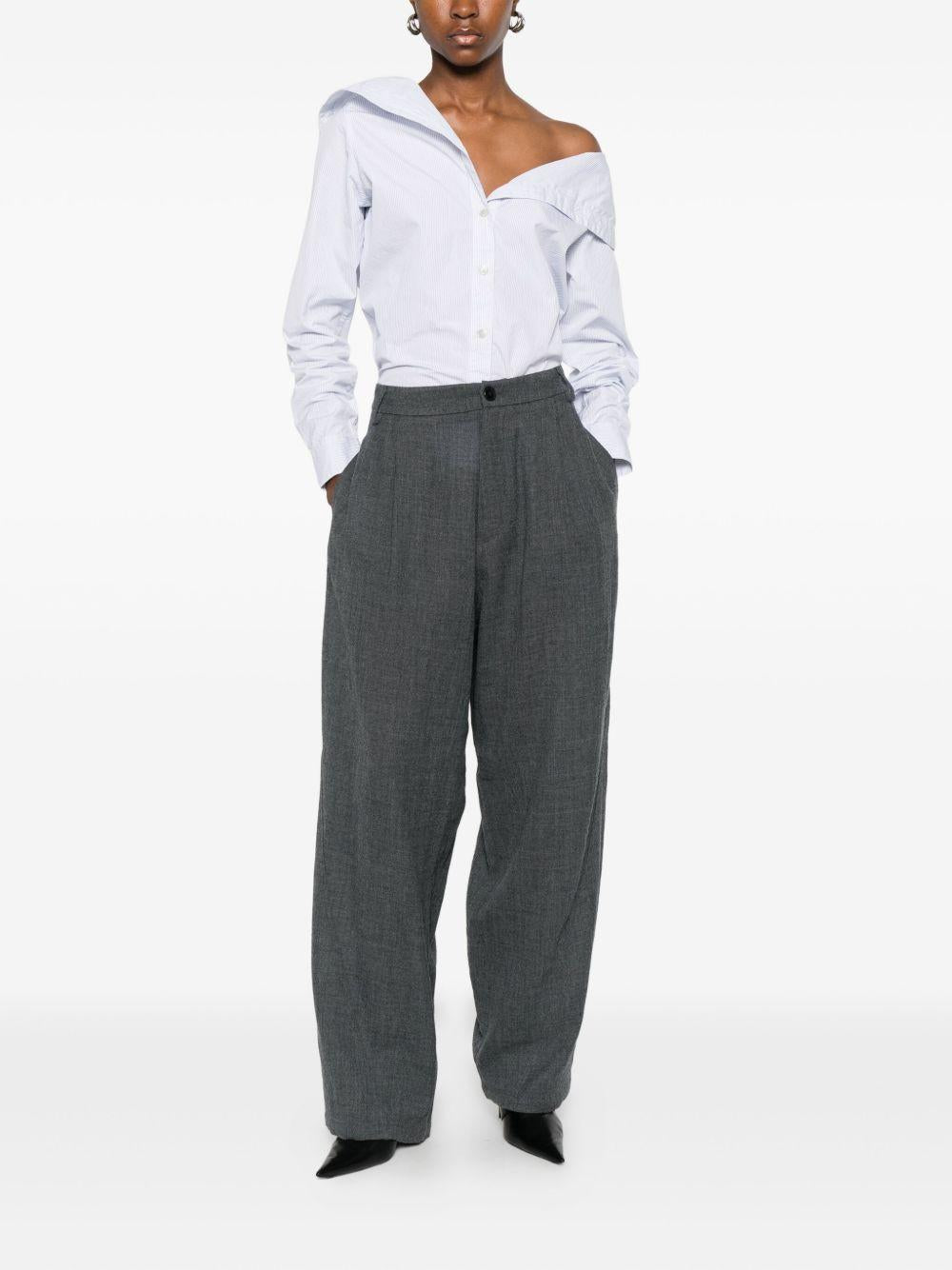 Pantaloni a palazzo in grigio Darkpark - donna 