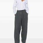 Pantaloni a palazzo in grigio Darkpark - donna 