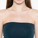 Copricostume lungo a fascia in blu ottanio Oda Eres - donna 