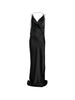 Abito con scollo a scialle in nero The Andamane - donna
