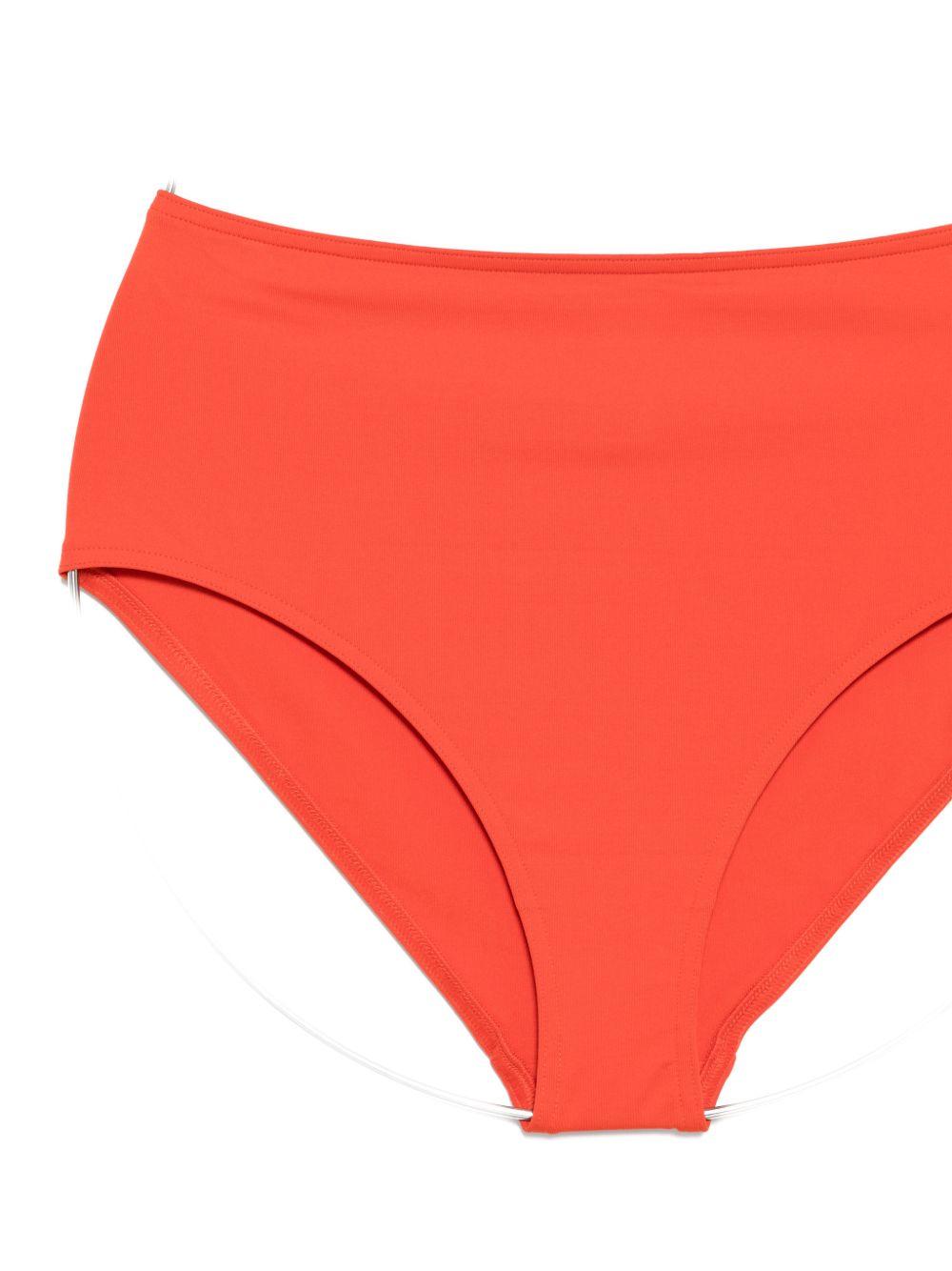 Bikini a vita alta Remember in arancione 