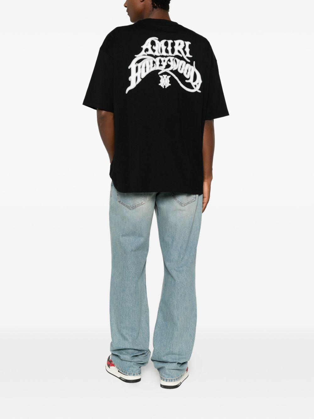 T-shirt Hollywood LJ Skate in nero 