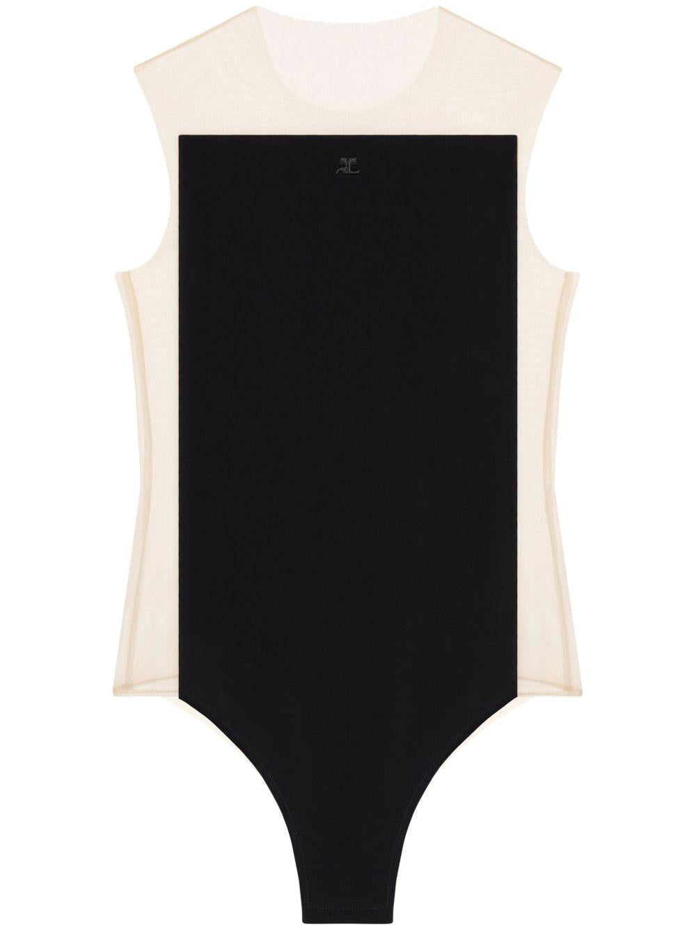 Body Illusion in nero Courrèges - donna 