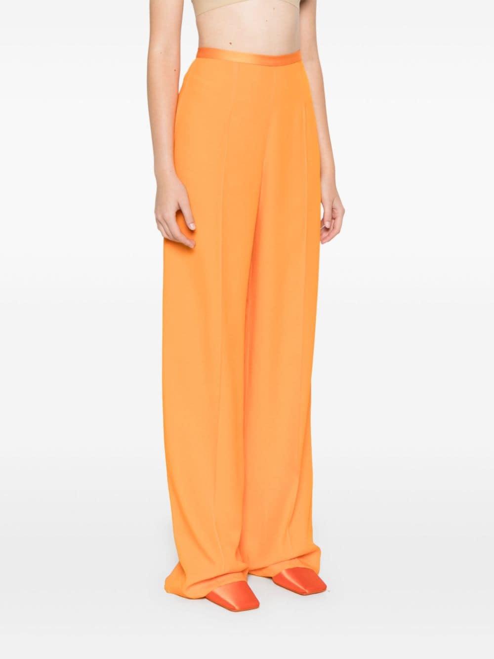 Pantaloni palazzo Marlene in arancio Taller Marmo - donna 
