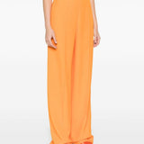 Pantaloni palazzo Marlene in arancio Taller Marmo - donna 
