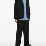 Giacca monopetto con motivo gessato  in nero Comme des garcons homme - uomo 