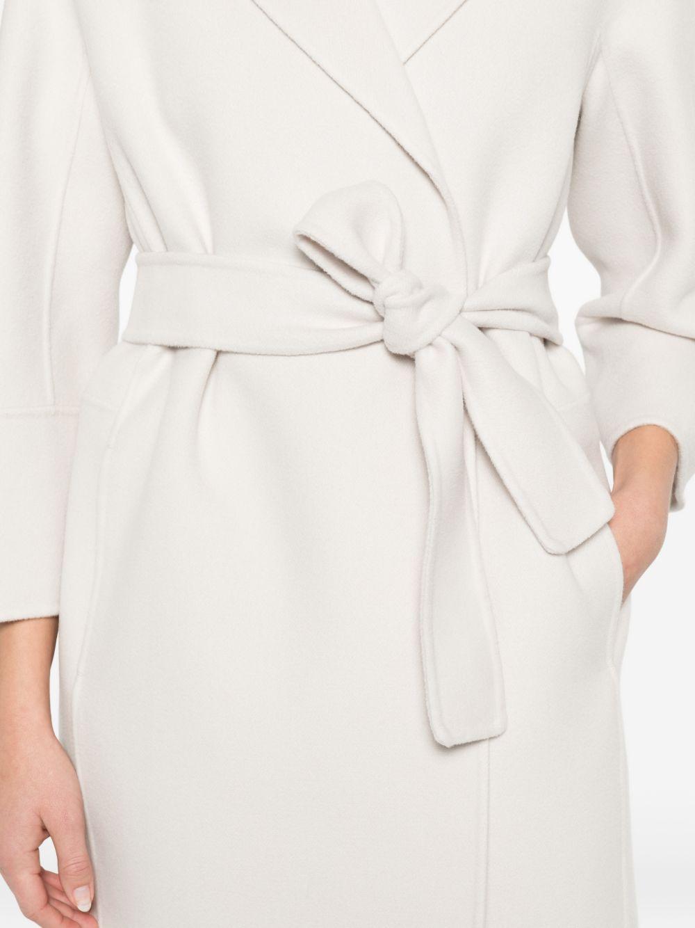 Cappotto con cintura in bianco 'S Max Mara - donna 