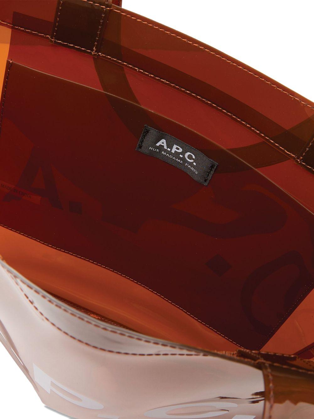 Borsa tote con logo caramello A.P.C. - donna 