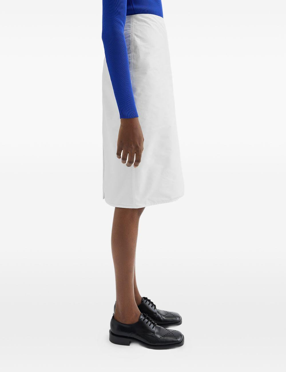 Gonna midi in bianco Jil Sander - donna 